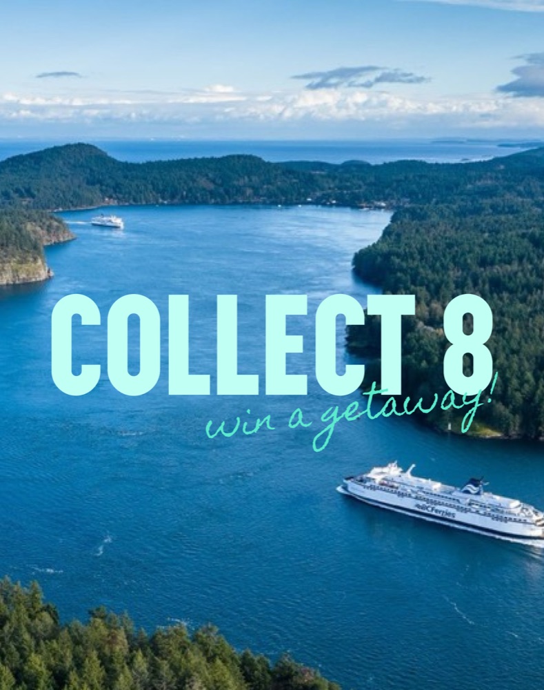 Collect 8, win a getaway